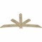 Ekena Millwork Alberta Rough Sawn Timber Gable Bracket, Douglas Fir, 84"W x 42"H x 2"D x 6"F, 12/12 Pitch GBW084X42X0206ALB00RDF - alternate 2